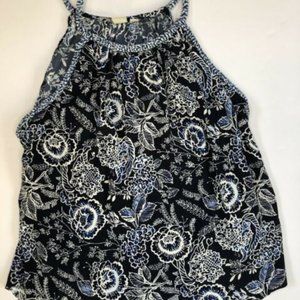 LAST CALL- Blue Floral Gap Tank Top